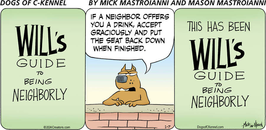 Dogs of C-Kennel for Jan 07, 2024