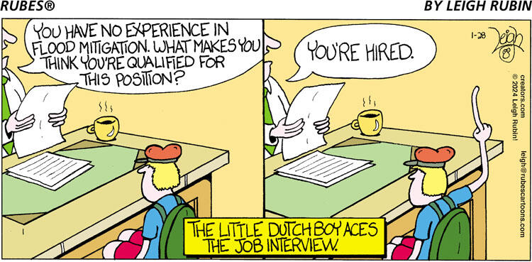 Rubes® for Jan 28, 2024