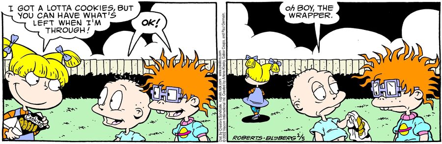 Rugrats for Feb 05, 2024