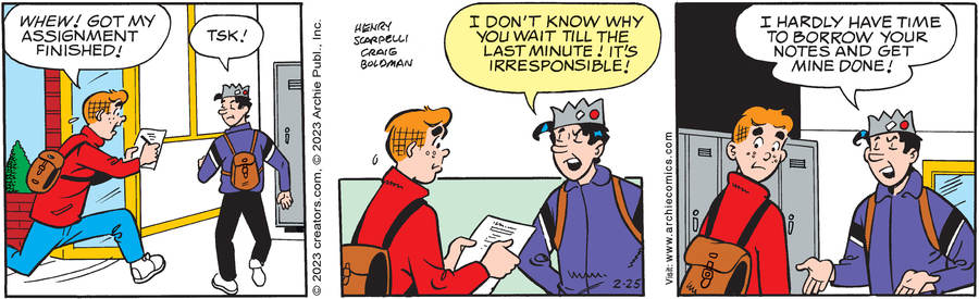 Archie for Feb 25, 2023