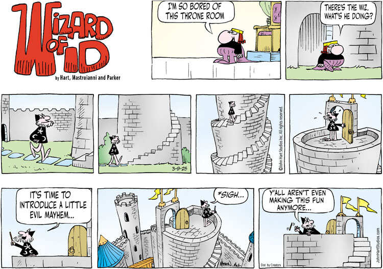 Wizard of Id for Mar 09, 2025