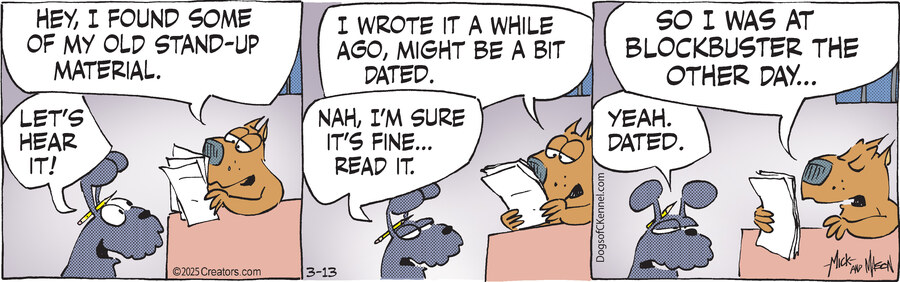 Dogs of C-Kennel for Mar 13, 2025