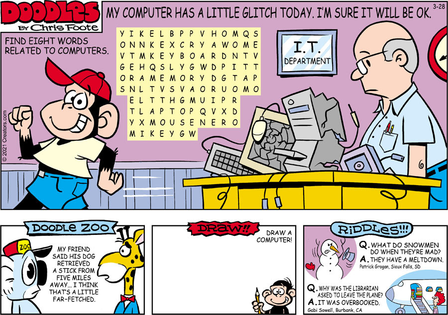 Doodles for Mar 28, 2021