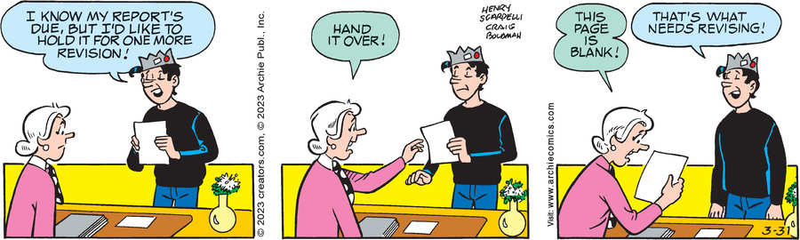 Archie for Mar 31, 2023