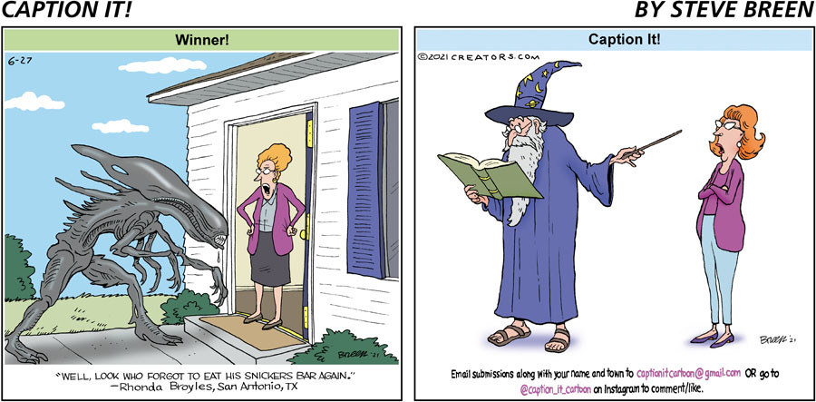 Caption It! for Jun 27, 2021