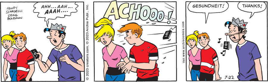 Archie for Jul 22, 2023