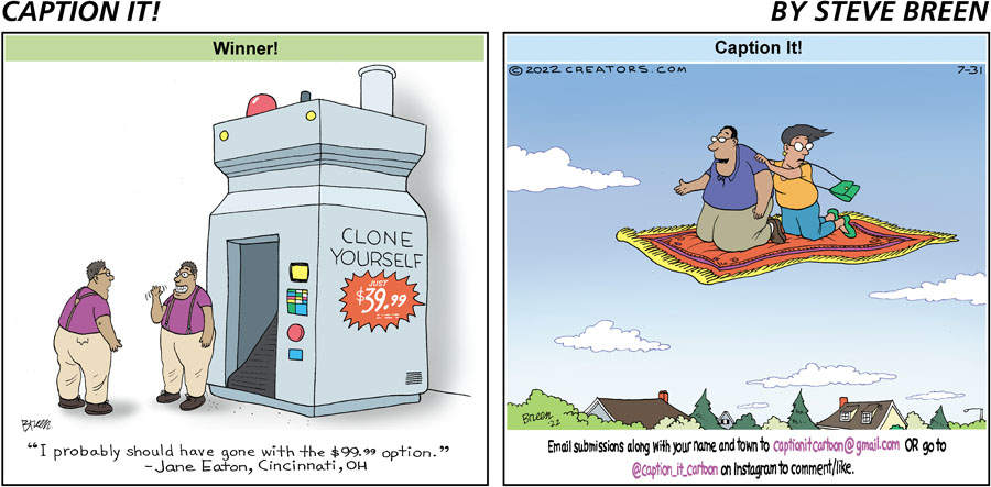 Caption It! for Jul 31, 2022