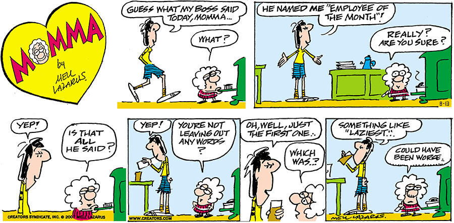 Momma for Aug 13, 2023