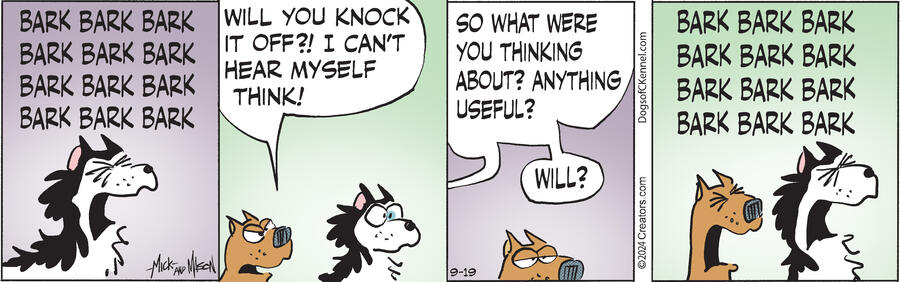 Dogs of C-Kennel for Sep 19, 2024
