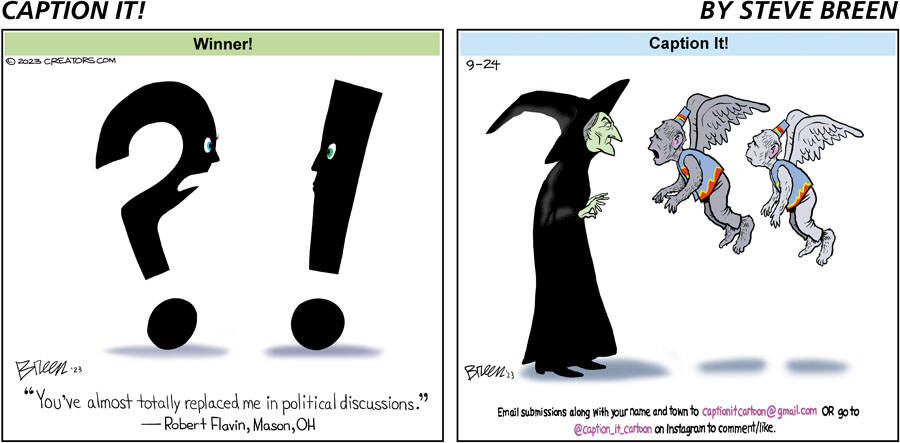 Caption It! for Sep 24, 2023