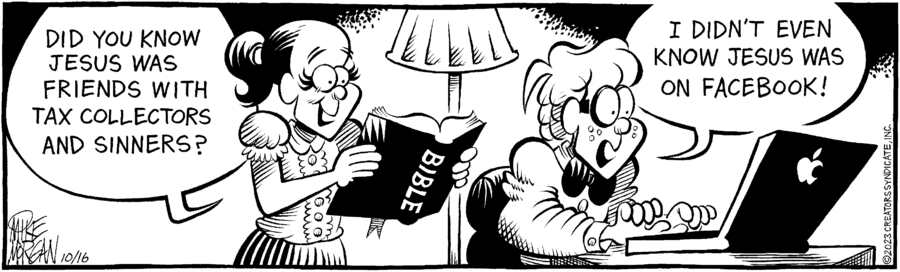 For Heaven's Sake for Oct 16, 2023