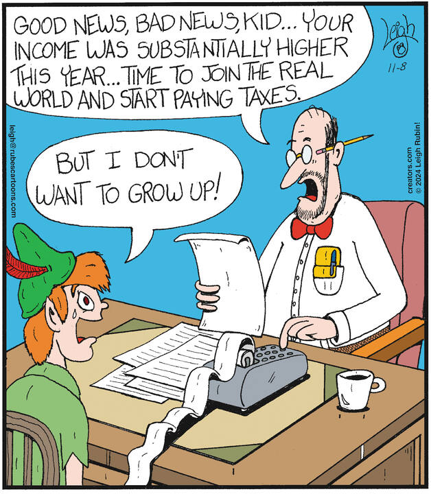 Rubes® for Nov 08, 2024