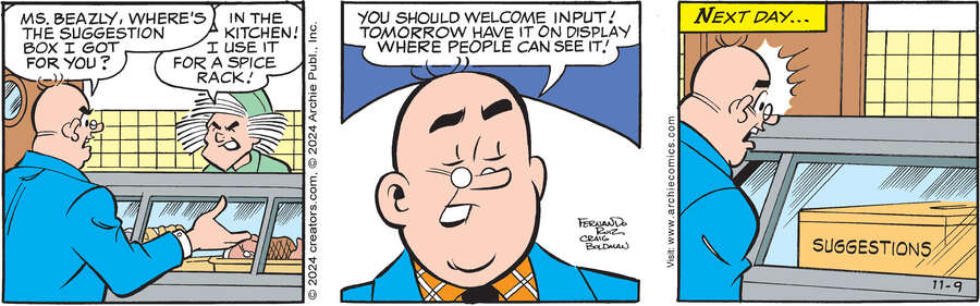 Archie for Nov 09, 2024