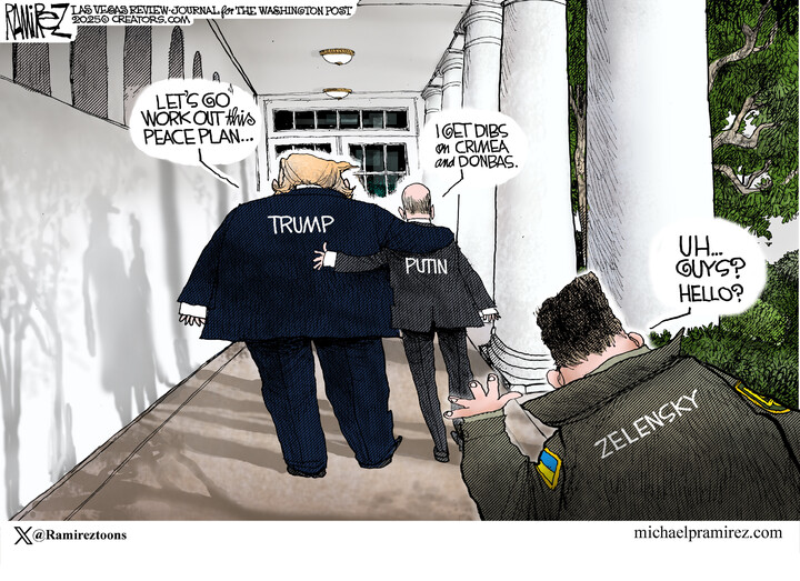 Michael Ramirez for Feb 18, 2025