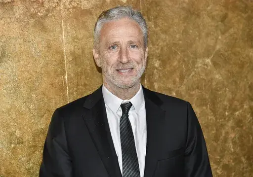 Jon Stewart attends The Albies hosted by the Clooney Foundation for Justice at the New York Public Library in New York on Sept. 28, 2023. Stewart is rewinding the clock, returning to “The Daily Show” as an occasional host and executive producing through the 2024 U.S. elections cycle. Comedy Central on Wednesday said Stewart will host the topical TV show, the perch he ruled for 16 years starting in 1999, every Monday starting Feb. 12. (Photo by Evan Agostini/Invision/AP, File)