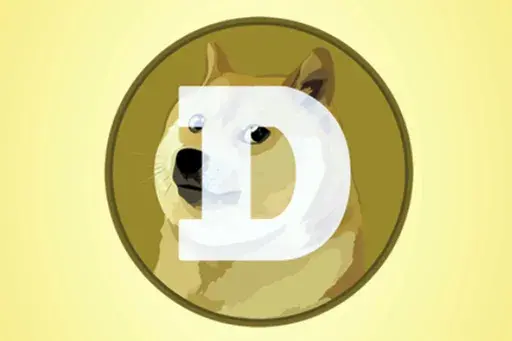 This mobile phone app screen shot shows the logo for Dogecoin, in New York, April 20, 2021. Kabosu, the Siba Inu that rose to meme fame after becoming the face of the cryptocurrency Dogecoin, has died. She was 18. (AP Photo/Richard Drew, File)