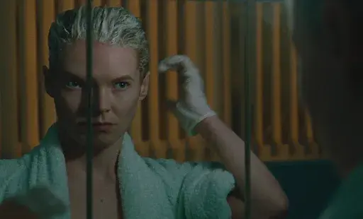 This image released by Magnolia Pictures shows Rosy McEwen in a scene from "Blue Jean." (Magnolia Pictures via AP)