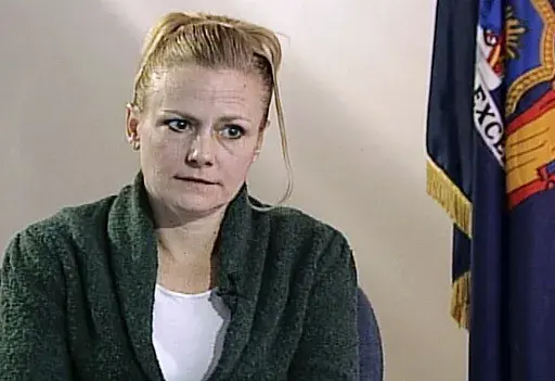 In this 2010 image taken from video, courtesy of WMUR television of Manchester, N.H., Pamela Smart is shown during an interview at the corrections facility, in Bedford Hills, N.Y. The New Hampshire Supreme Court is scheduled to release its opinion on whether a state council that rejected Pamela Smart's request for a chance at freedom should take another look at it. She's serving a life-without-parole sentence for plotting with her teenage lover to kill her husband in 1990. (WMUR Television via A