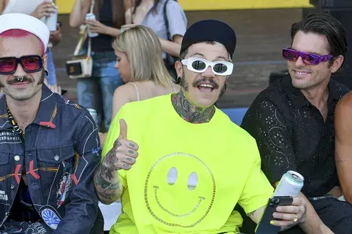 Adrian Appiolaza poses for photographers before the Marcelo Burlon County of Milan men's Spring Summer 2023 collection presented in Milan, Italy, June 18, 2022. Moschino on Tuesday Jan. 30, 2024 named Adrian Appiolaza as the new creative director of the Milan-based fashion house. (AP Photo/Nicola Marfisi, File)