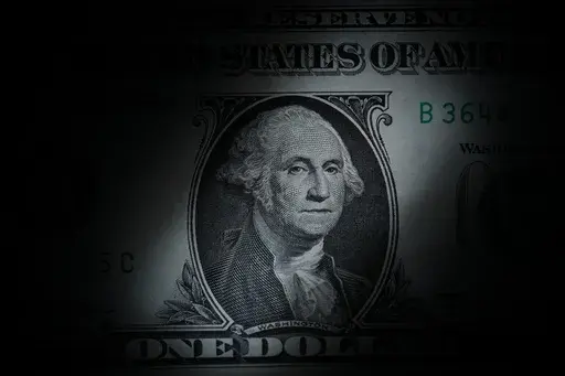 The likeness of George Washington is seen on a U.S. one dollar bill, Monday, March 13, 2023, in Marple Township, Pa. Filing for a tax extension is sometimes unavoidable. But if you are planning to apply for business financing this year, an extension could cause delays in the underwriting process or paint an inaccurate or out-of-date financial picture of your business. In turn, those issues could keep your business from the financing it needs.(AP Photo/Matt Slocum)