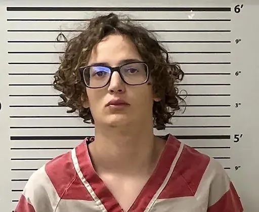 This image provided by the Bay St. Louis Police Department shows Cameron Brand, who is charged with murder and aggravated assault, according to jail records. Bay St. Louis Police Chief Toby Schwartz said in a news release that police identified Brand as the sole shooter at a house party, through witness and victim statements. (Bay St. Louis Police Department via AP)