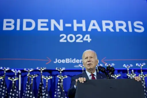 President Joe Biden speaks about reproductive rights during an event in Washington, Friday, June 23, 2023. (AP Photo/Susan Walsh)