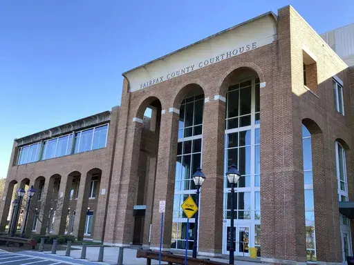 The Fairfax County, Va., Courthouse, is seen, Tuesday, March 7, 2023. (AP Photo/Matthew Barakat, File)