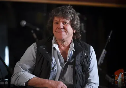 Woodstock co-producer and co-founder, Michael Lang, participates in the Woodstock 50 lineup announcement at Electric Lady Studios, March 19, 2019, in New York. The co-creator and promoter of the 1969 Woodstock music festival that served as a touchstone for generations of music fans, Michael Lang has died. A spokesperson for Lang's family says the 77-year-old had been battling non-Hodgkin lymphoma and passed away Saturday, Jan. 8, 2022 in a New York City hospital. (Photo by Evan Agostini/Invision