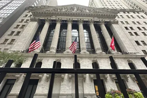 The New York Stock Exchange is shown on Sept. 18, 2024, in New York. (AP Photo/Peter Morgan)