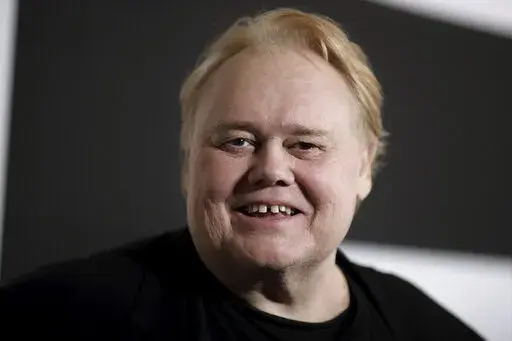 Louie Anderson appears during the 2017 Winter Television Critics Association press tour in Pasadena, Calif., on Jan. 12, 2017.   Anderson, whose four-decade career as a comedian and actor included his unlikely and Emmy-winning performance as mom to twin adult sons in the TV series “Baskets,” has died at age 68. (Photo by Richard Shotwell/Invision/AP, File)