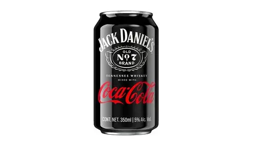 This image provided courtesy of Brown-Forman Corporation and The Coca-Cola Company shows a canned Jack and Coke. Coca-Cola Co. said Monday, June 13, 2022, it’s partnering with Brown-Forman Corp., the maker of Jack Daniel’s Tennessee Whiskey, to sell premixed cocktails. The canned Jack and Coke will be sold globally after a launch in Mexico late this year. (Courtesy of Brown-Forman Corporation/The Coca-Cola Company via AP)