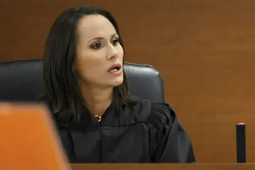 Judge Elizabeth Scherer speaks sharply calling lead defense attorney Melisa McNeill "unprofessional" after McNeill announced the defense's intention to rest their case during the penalty phase of the trial of Marjory Stoneman Douglas High School shooter Nikolas Cruz at the Broward County Courthouse in Fort Lauderdale on Wednesday, Sept. 14, 2022. Cruz previously plead guilty to all 17 counts of premeditated murder and 17 counts of attempted murder in the 2018 shootings. (Amy Beth Bennett/South F