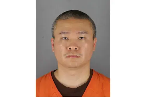 This photo provided by the Hennepin County, Minn., Sheriff's Office on June 3, 2020, shows Tou Thao, a former Minneapolis police officer who held back bystanders while his colleagues restrained a dying George Floyd. Thao was found guilty on Monday, May 1, 2023 of aiding and abetting manslaughter. (Hennepin County Sheriff's Office via AP, File)