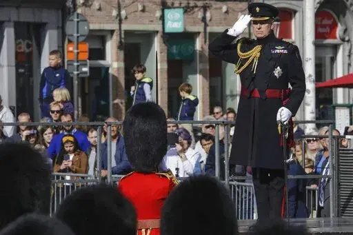 Britain's Prince Andrew, the Duke of York, attends a memorial ceremony to mark the 75th anniversary of the liberation from German occupation in Bruges, Belgium, Saturday, Sept. 7, 2019. Buckingham Palace says that Prince Andrew’s military affiliations and royal patronages have been returned to Queen Elizabeth II with her “approval and agreement.” The palace statement issued on Thursday, Jan. 13, 2022 came after more than 150 navy and army veterans wrote to the queen asking her to strip And