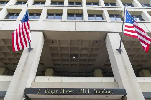 The J. Edgar Hoover FBI Building is seen Friday, June 9, 2023, in Washington. House Speaker Kevin McCarthy suggested recently he might block the FBI from relocating its downtown headquarters to a new facility planned for the suburbs of Washington. It was more than idle thinking about an office renovation. The Republican speaker is elevating a once-fringe conservative proposal to upend the FBI. (AP Photo/Alex Brandon, File)