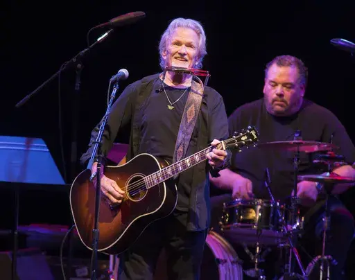 Kris Kristofferson performs in concert at The American Music Theatre, April 12, 2019, in Lancaster, Pa. (Photo by Owen Sweeney/Invision/AP, File)