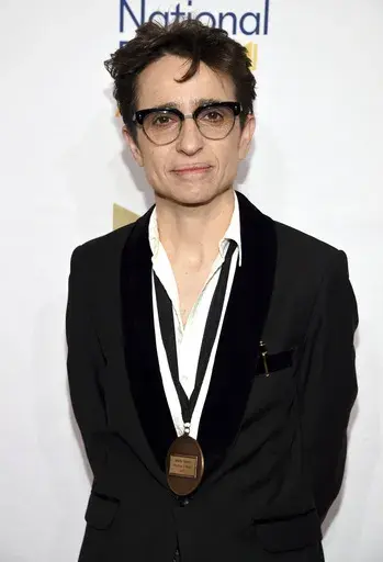 Masha Gessen attends the 68th National Book Awards Ceremony and Benefit Dinner at Cipriani Wall Street on Nov. 15, 2017, in New York. Russian police has put Masha Gessen, a prominent Russian-American journalist, on a wanted list after opening a criminal case against them on the charges of spreading false information about the Russian army. It is the latest step in in an unrelenting crackdown against dissent in Russia that has intensified manifold after the Kremlin invaded Ukraine more than 21 mo