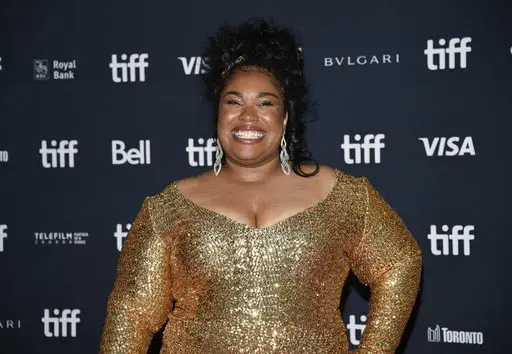 Angie Thomas attends the premiere for "On The Come Up" on day one of the Toronto International Film Festival at the Princess of Wales Theatre on Sept. 8, 2022, in Toronto. The best-selling author Thomas and Belhaven University surprised a senior at a Mississippi high school on Thursday, April 27, 2023, with a full-ride scholarship for creative writing. (Photo by Evan Agostini/Invision/AP, File)