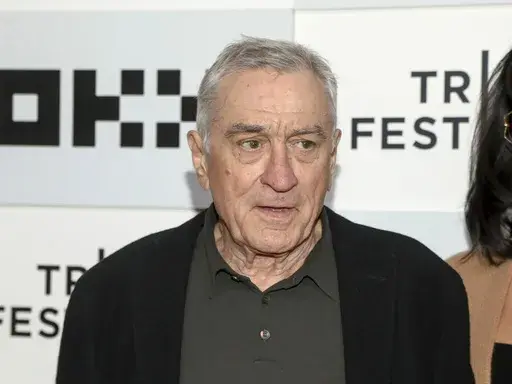 Actor Robert De Niro attends the Tribeca Festival opening night premiere of "Kiss the Future" at the OKX Theater at BMCC Tribeca Performing Arts Center on Wednesday, June 7, 2023, in New York. On Friday, May 3, 2024, The Associated Press reported on stories circulating online incorrectly claiming De Niro was captured on video yelling at anti-Israel protesters in New York City.(Photo by Andy Kropa/Invision/AP, File)