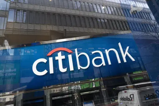 A Citibank office in New York is shown in this Wednesday, Jan. 13, 2021, file photo. Citigroup reports earnings on Friday, April 14, 2023. (AP Photo/Mark Lennihan, File)