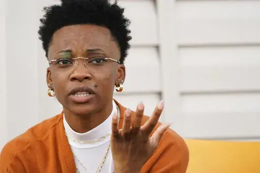 Amanda Furdge talks about the contrast of easily finding abortion services when she lived in Illinois and the difficulty of finding the services after she moved back to Mississippi, which has only one abortion clinic, during an interview in Clinton, Miss., on Dec. 10, 2021. (AP Photo/Rogelio V. Solis, File)