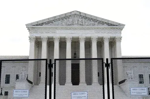 The U.S. Supreme Court, Tuesday, June 21, 2022 in Washington. (AP Photo/Jose Luis Magana)