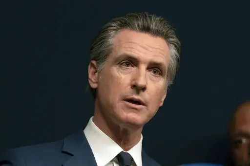 California Gov. Gavin Newsom speaks during a news conference in Sacramento, Calif., Tuesday Sept, 26, 2023. (AP Photo/Rich Pedroncelli, File)